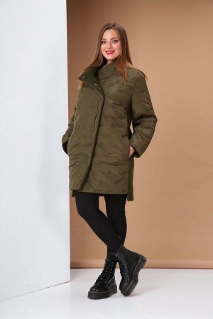 Куртка / Andrea Style 0414 зеленый