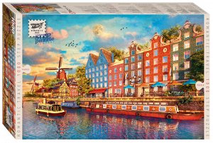 Мозаика "puzzle" 1000 "Амстердам" (Romantic Travel) 79153