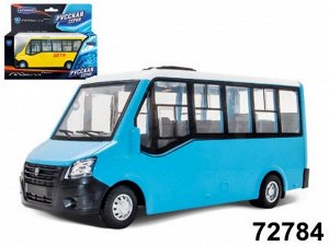 Autogrand. Газель арт.72784 "Next" автобус, синий с белой крышей 1:43