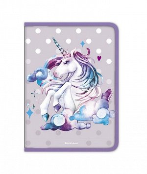ErichKrause® Папка пластиковая для тетрадей на молнии "Dream Unicorn" (поштучно) арт.48693