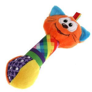 RSD-C Текстильная игрушка погремушка Кот с мячиком Умка в кор.360шт