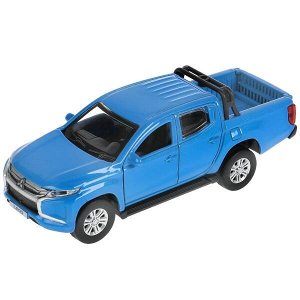 L200-12-BU Машина металл MITSUBISHI L200 13 см, двери, багаж, инерц, синий, кор. Технопарк в кор.2*36шт