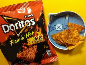 Doritos Flaming Hot Tako 55g - Японские Доритос Флэйминг Хот Тако. Острое тако