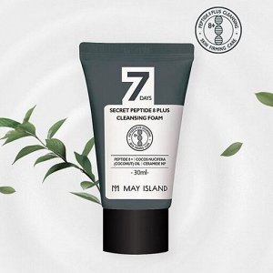 MAY ISLAND Пенка для умывания с пептидами  7 Days Secret Peptide 8 Plus Cleansing Foam