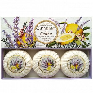 SAF ZCP 30 LAVANDA E CEDRO мыло 3*100 г