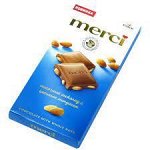 Шоколад МЕРСИ 100г Extra Nut Молочный Миндаль 1/15