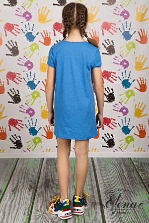 Платье Платье детское спортивного типа выполнено из х/б полотна с добавлением лайкры. Спереди расположен принт, по боковым швам настрочена тесьма.
Размерный ряд: 30-42.
Состав
Хлопок 95% Лайкра 5%
Арт