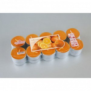 Набор чайных свечей ароматизированных «Апельсин», 20 штук