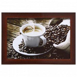 Картина "Горячий кофе" 27*37 см