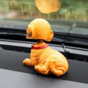 Собака на панель авто, качающая головой, СП15