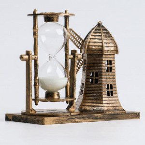 Песочные часы "Мельница", сувенирные, 15.5 х 7 х 12.5 см