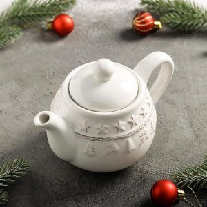 Чайник заварочный Доляна «Зимняя сказка», 600 мл, 18?11?12,5 см