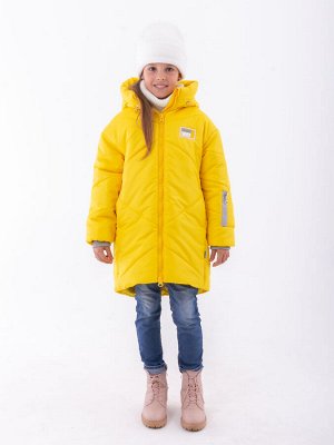 101433/2 (желтый) Пальто для девочки