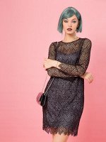 Платье из кружевного полотна, Платье 81130-3944