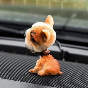 Собака на панель авто, качающая головой, СП5