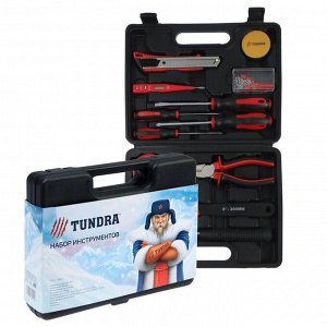 Набор инструментов в кейсе TUNDRA "С Новым Годом", подарочная упаковка, 12 предметов
