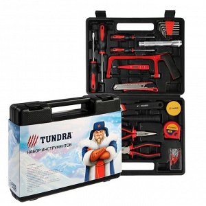 Набор инструментов в кейсе TUNDRA "С Новым Годом", подарочная упаковка, 31 предмет