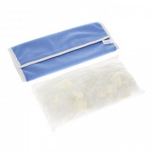 Torso Подушка - накладка ARGO, детская, на ремень безопасности, голубой 29х11х9 см