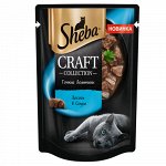 Sheba Craft пауч 75гр д/кош Лосось/Соус