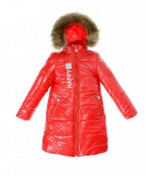 7241И (красный) Пальто для девочки