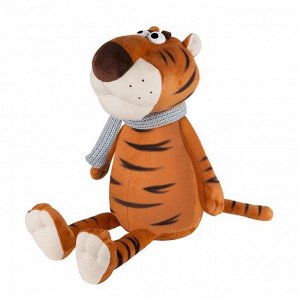 Мягкая игрушка «Тигр Вова в шарфе», 24 см