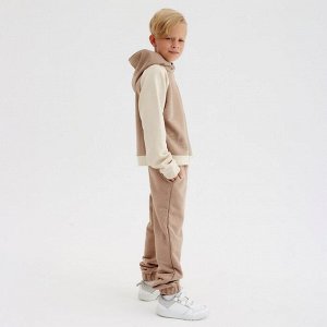 Костюм для мальчика MINAKU: Casual Collection KIDS цвет бежевый, рост 128