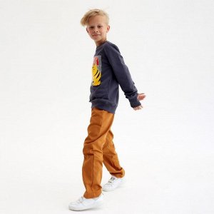 Свитшот для мальчика MINAKU: Casual Collection KIDS, цвет графит.