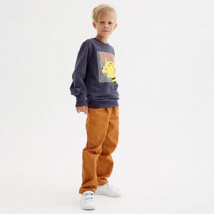 Свитшот для мальчика MINAKU: Casual Collection KIDS, цвет графит.