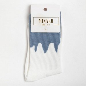 Носки MINAKU, цвет белый, р-р 36-41 (23-27 см)