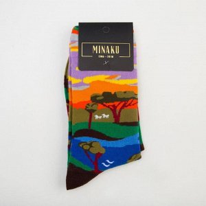 Носки MINAKU «Лес», размер 23-27