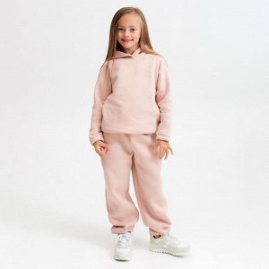 Худи детское MINAKU: Basic Line KIDS, пудровое.
