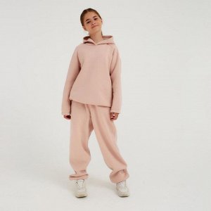 Худи детское MINAKU: Basic Line KIDS, пудровое.