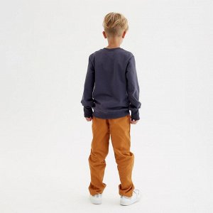 Брюки для мальчика MINAKU: Casual collection KIDS, цвет рыжий, рост 122 см