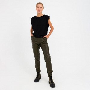 Майка женская MINAKU OVERSIZE FIT: чёрный 44