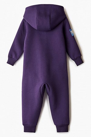 Комбинезон Basic Soft для малышей с начесом фиолетовый