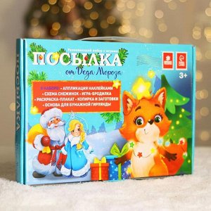 Развивающий набор с играми «Посылка от Деда Мороза»