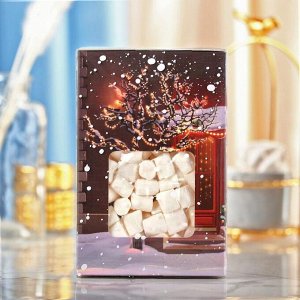 Подарочный набор «Happy New Year»: горячий шоколад 4 шт. х 25 г., маршмеллоу 50 г., термостакан 250 мл.