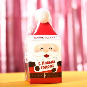 Мармелад жевательный в коробке «С Новым годом» в форме мишек, 100 г