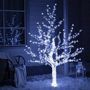 Светодиодное дерево «Акриловое» 1.8 м, 768 LED, постоянное свечение, 220 В, свечение белое