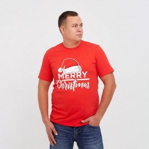 Футболка мужская  "Merry Christmas" р.48