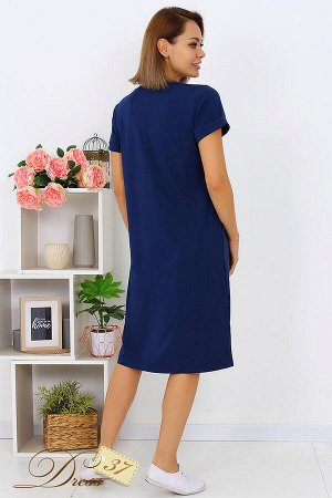dress37 Платье «Душечка» синее
