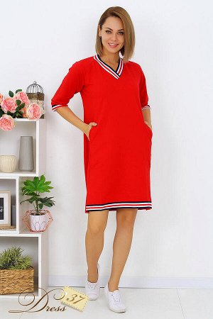Платье «Ламбада» красное