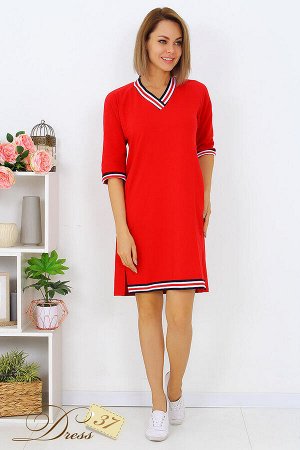 Платье «Ламбада» красное