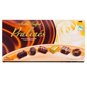 конфеты MT Pralines (коричневый дизайн) 400 г 1уп.х 12 шт.