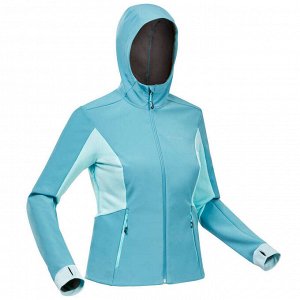 Куртка для горного треккинга Softshell женская - TREK 500 WINDWARM FORCLAZ
