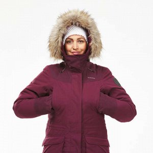 Парка зимняя водонепроницаемая походная женская SH500 ULTRA-WARM QUECHUA