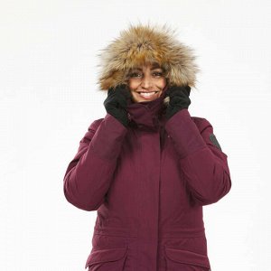 Парка зимняя водонепроницаемая походная женская SH500 ULTRA-WARM QUECHUA