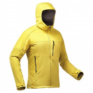 Куртка из софтшелла для горных походов ветрозащитная мужская MT900 WINDWARM  FORCLAZ