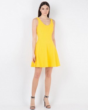 Платье жен. (130758) ярко-желтый