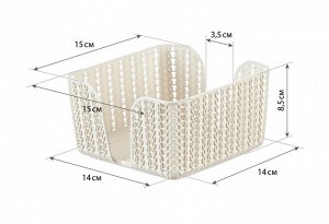 Салфетница  БЕЛЫЙ РОТАНГ